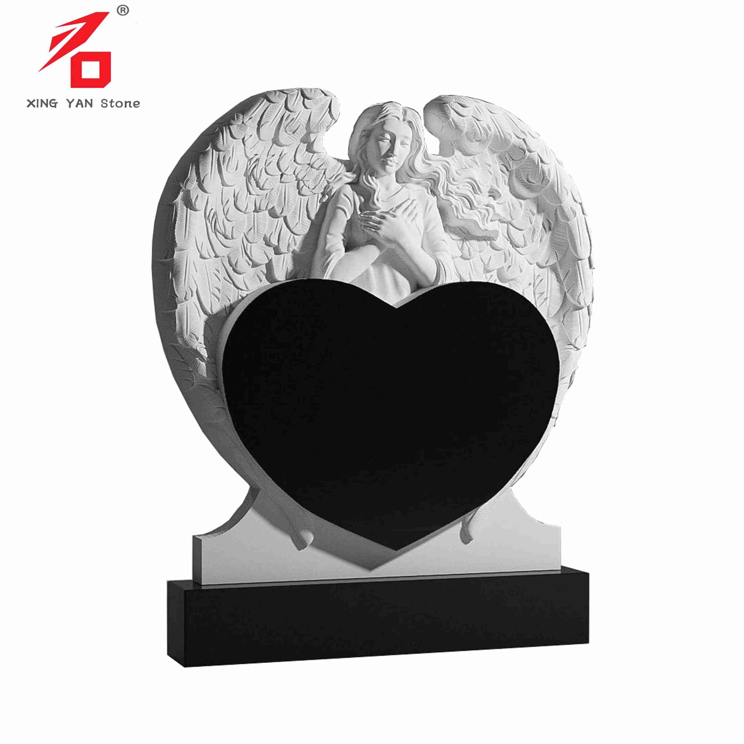 Care este piatra de mormânt a granitului Statuia Angelului?