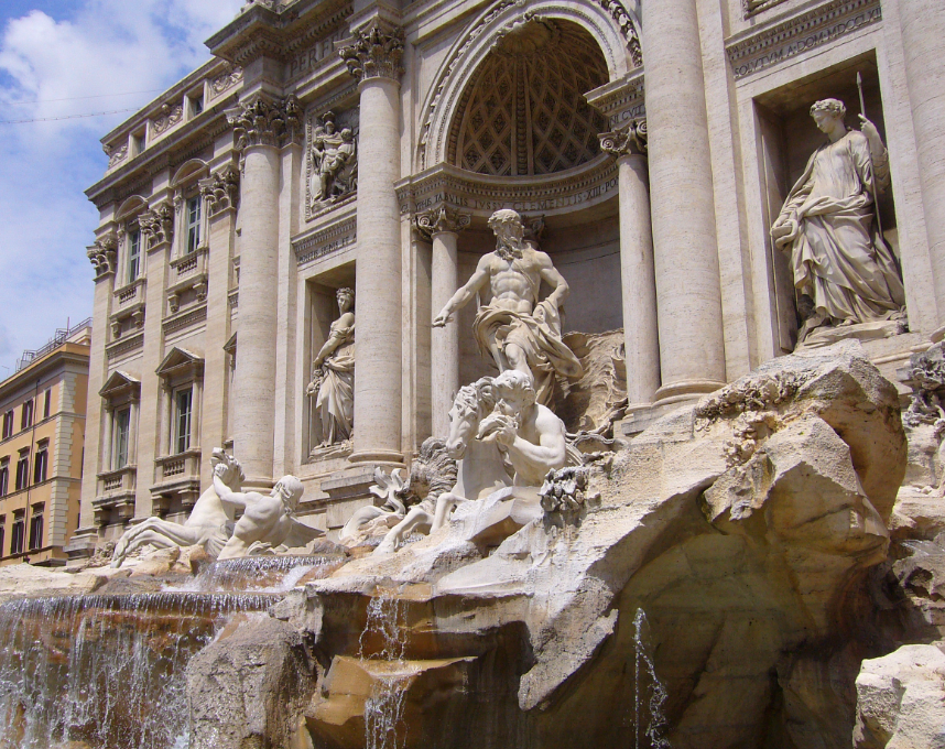 Fântâna Trevi întâlnește sculptura de piatră Xingyan: o ciocnire de sculpturi chinezești și din piatră occidentală