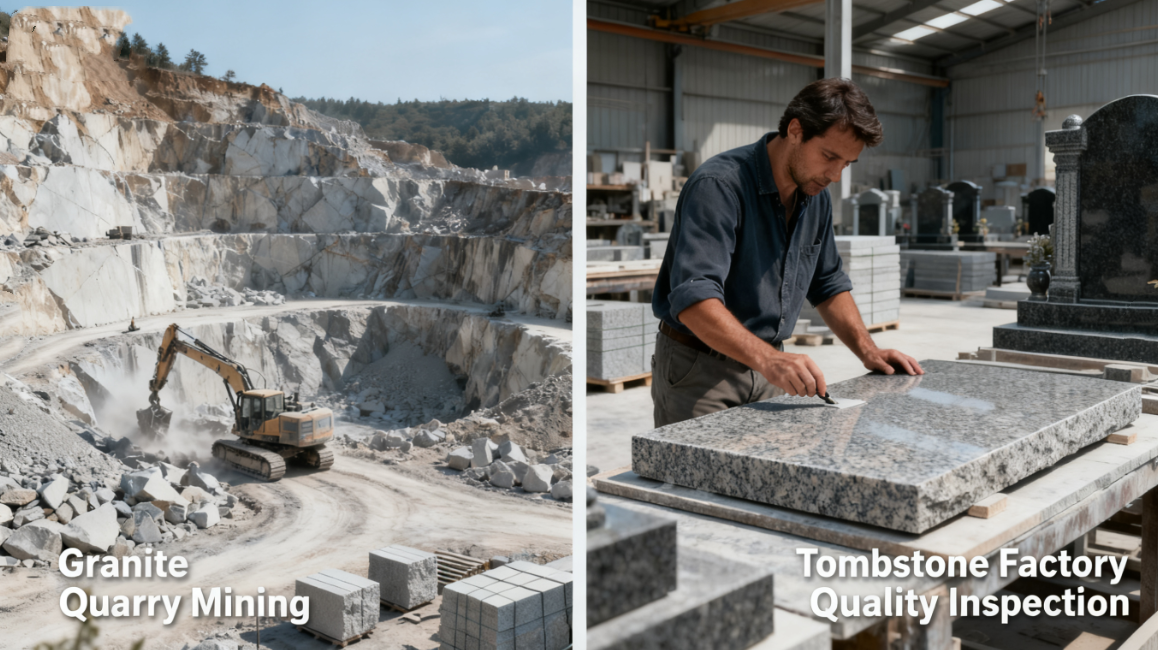 Este mai bună o piatră de mormânt de granit sau o piatră de mormânt de marmură?