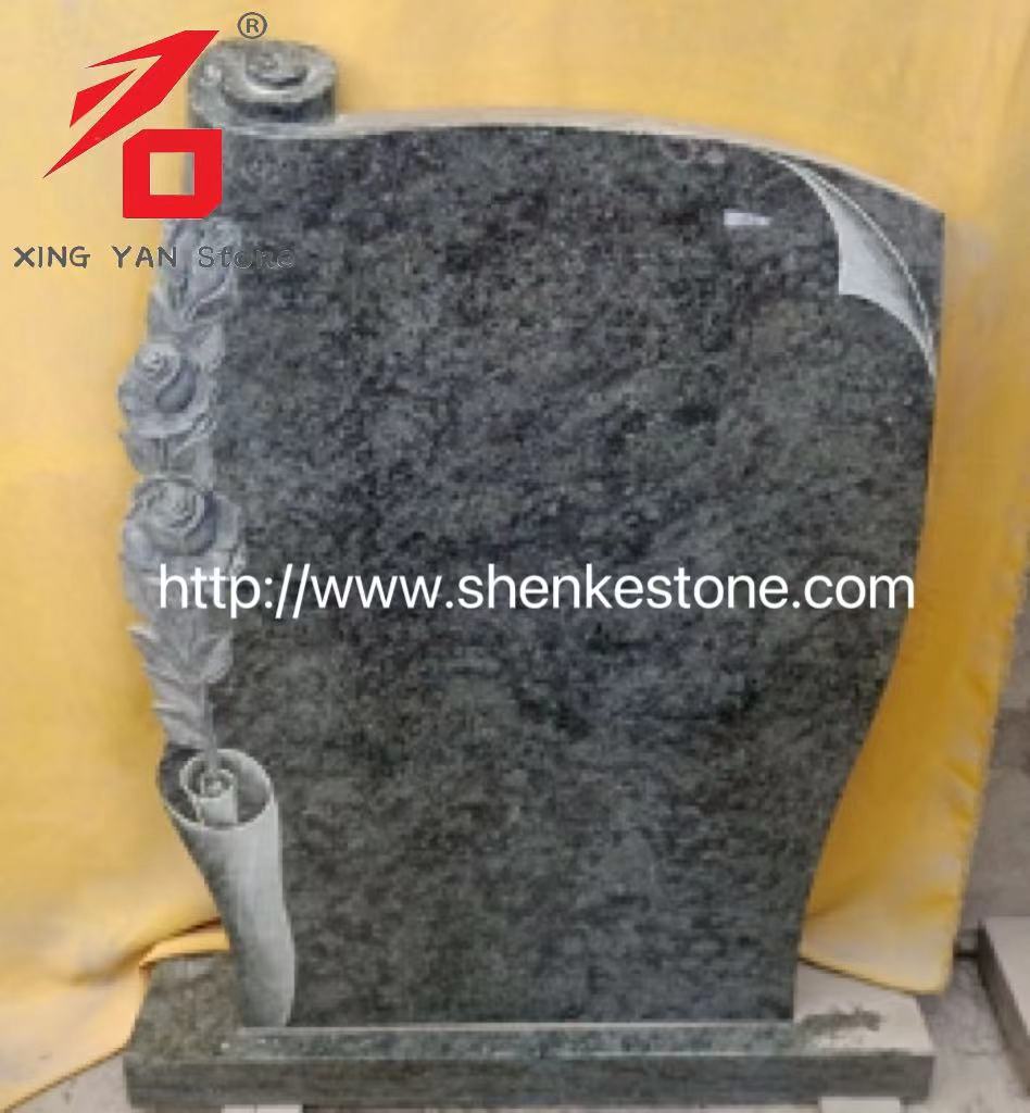 Frumoasă piatră de granit de trandafiri sculptate de vânzare