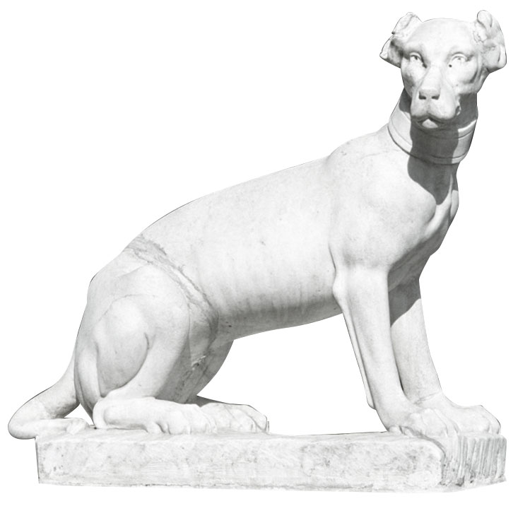 Statuie animal de marmură Câine