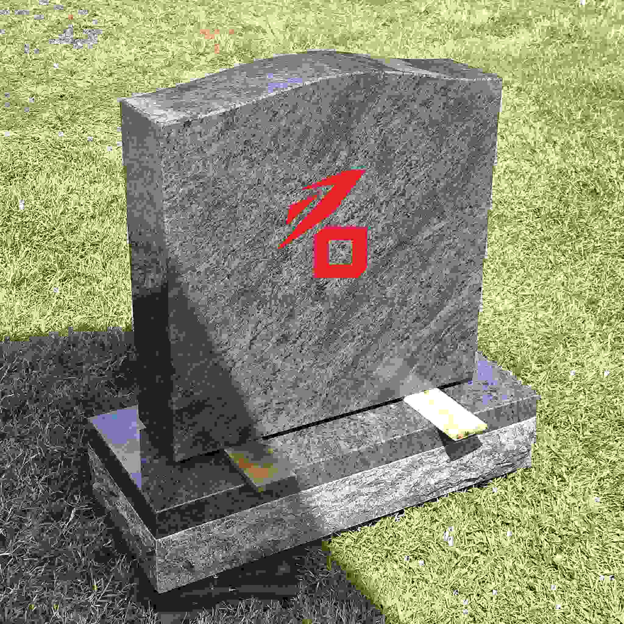 Monument simplu din granit