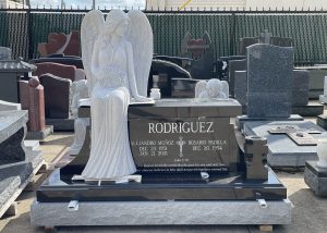 Piatră de mormânt personalizată în formă de înger Xingyan